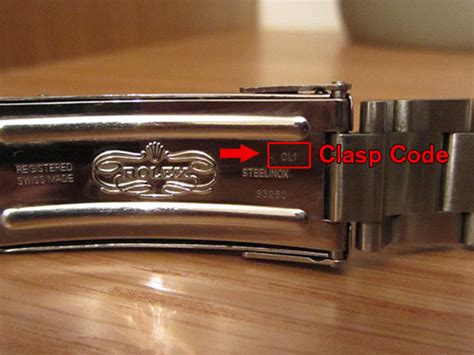 rolex bracelet stamp meaning.